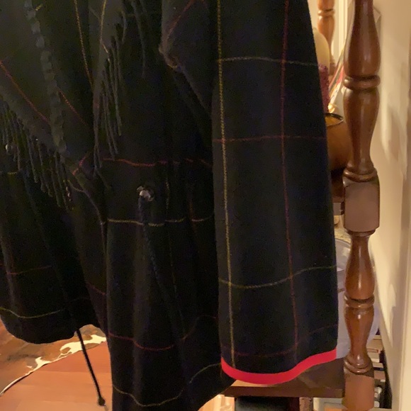 Vintage Fringe Plaid Coat - Picture 5 of 10